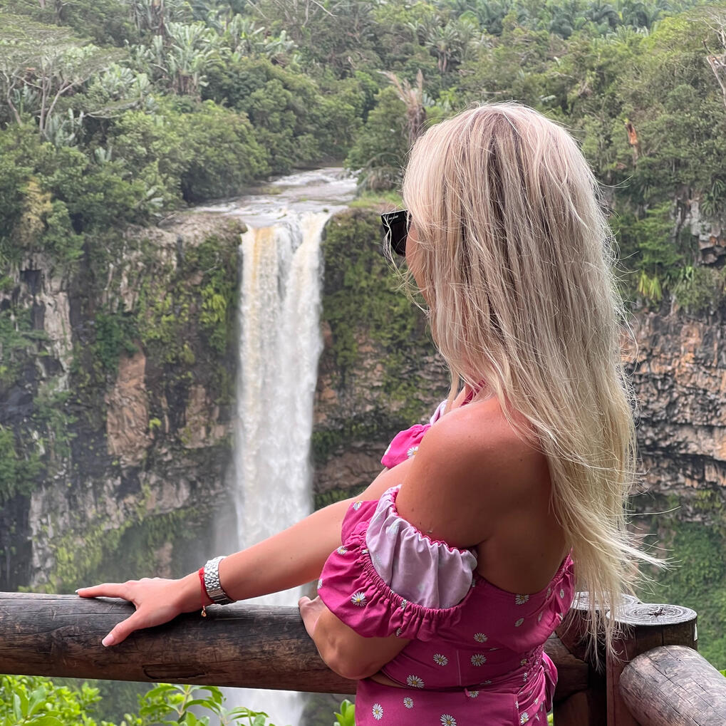 Chamarel Waterfall